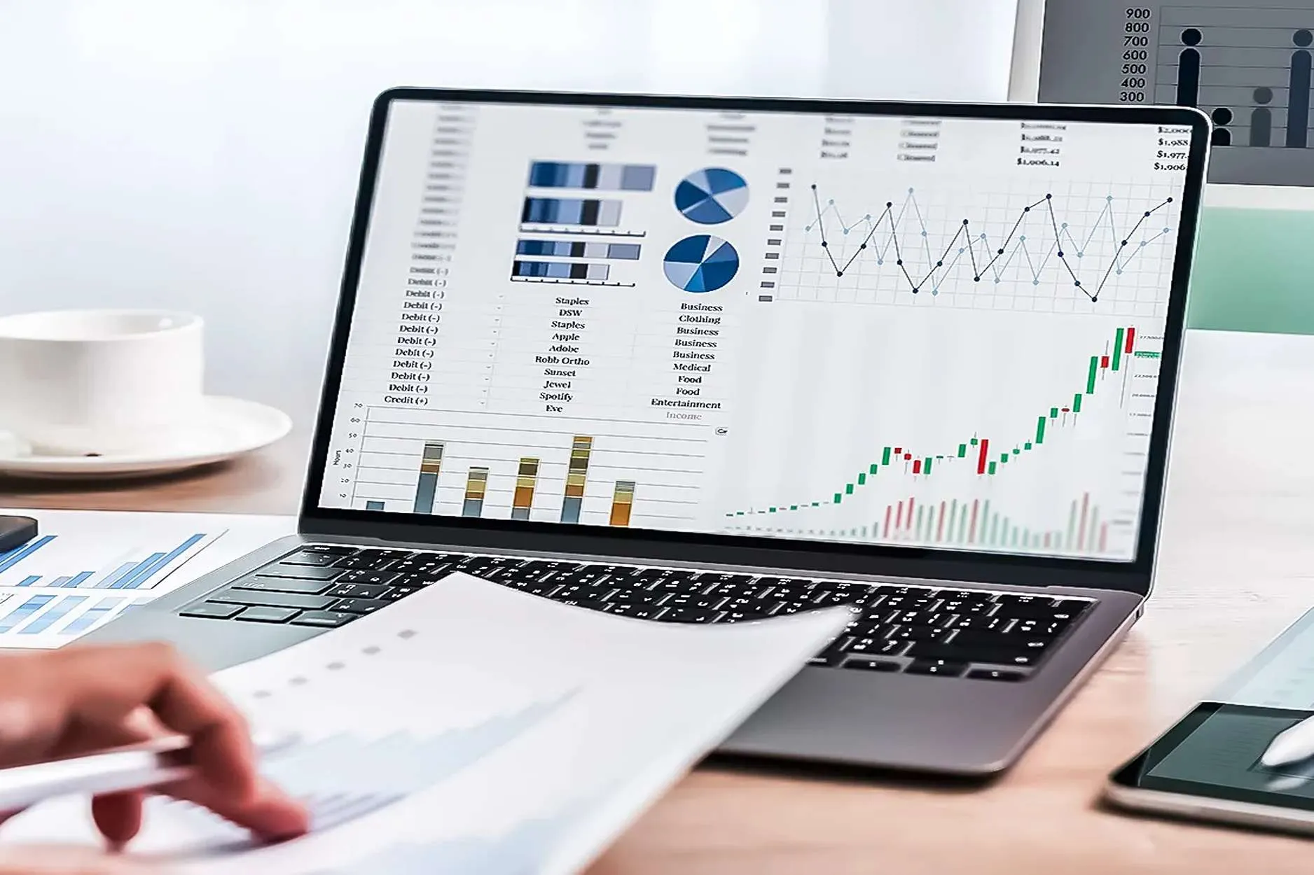 a professional using excel for financial reporting in 2026
