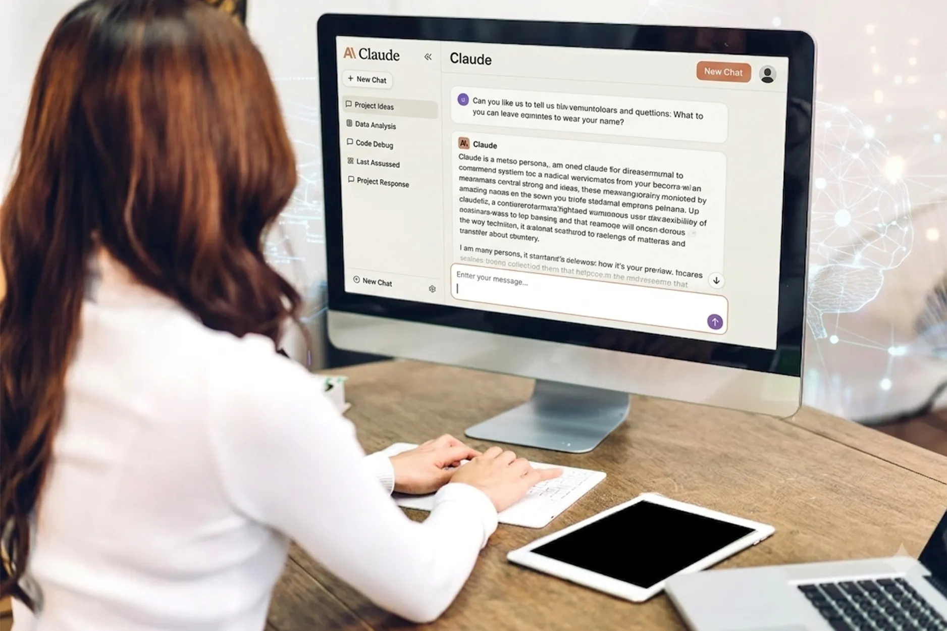 an hr professional using claude ai to handle compliance, documentation, and workplace management